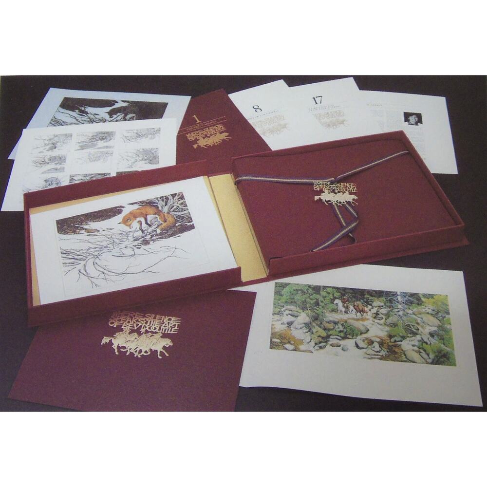 Bev Doolittle Where Silence Speaks Art Limited Edition Signed Numbered Boxed Set